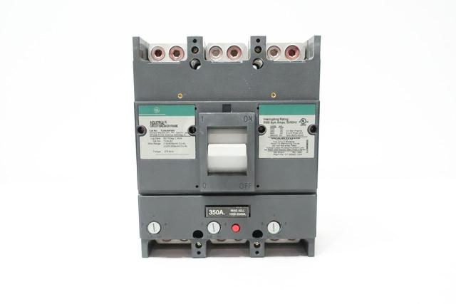 GENERAL ELECTRIC GE TJK436F000 MOLDED CASE CIRCUIT BREAKER 3P 400A AMP 600V-AC
