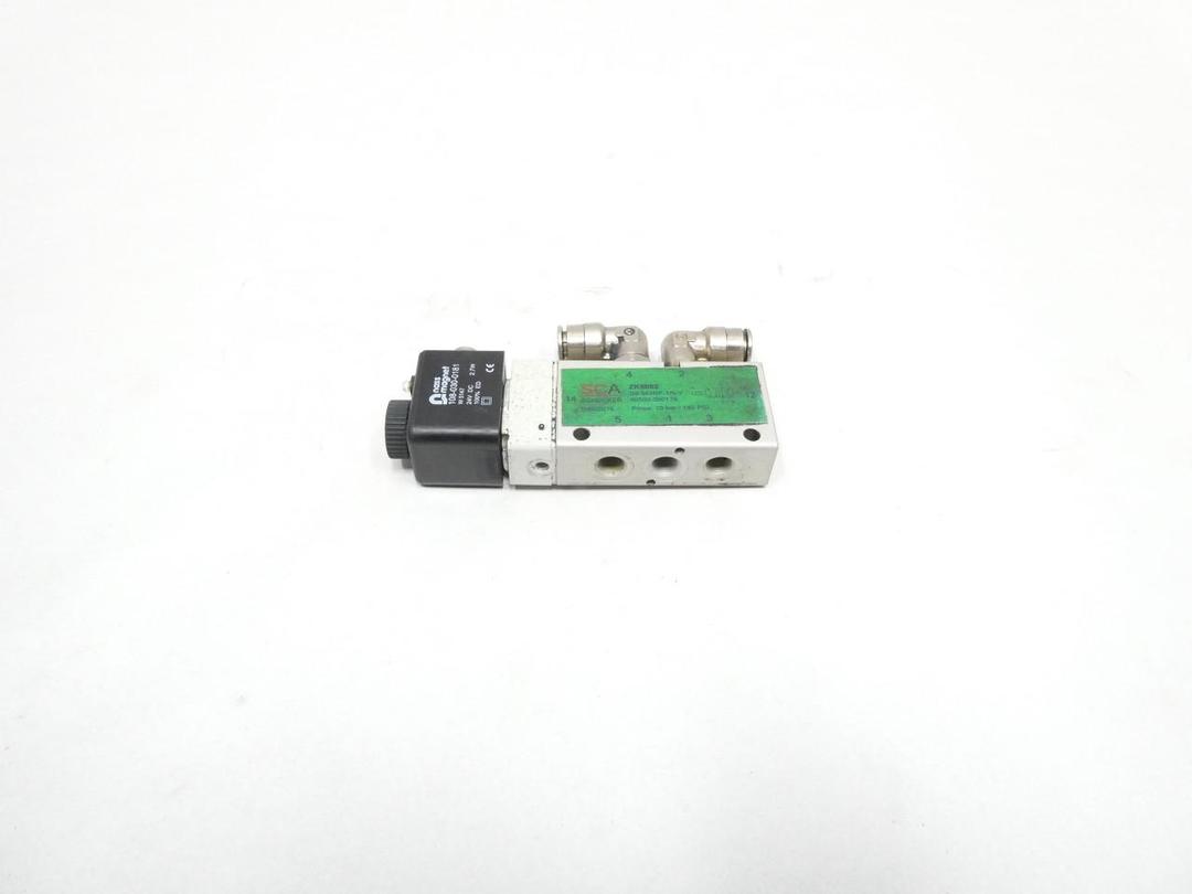 SCA SCHUCKER ZK8082 SOLENOID VALVE 24V-DC 1/8IN NPT