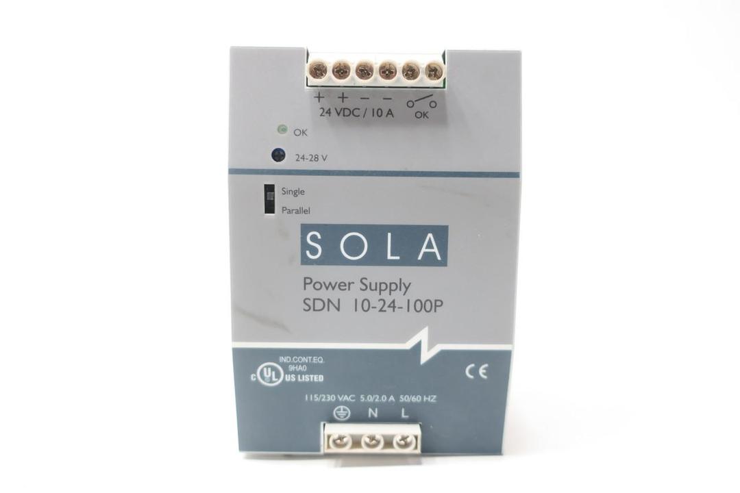 EMERSON SDN 10-24-100P POWER SUPPLY 115/230V-AC 10A AMP 24-28V-DC