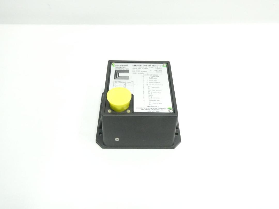 CONTINENTAL CONTROLS CORP CCC 80900008 ENGINE SPEED MONITOR 28V-DC