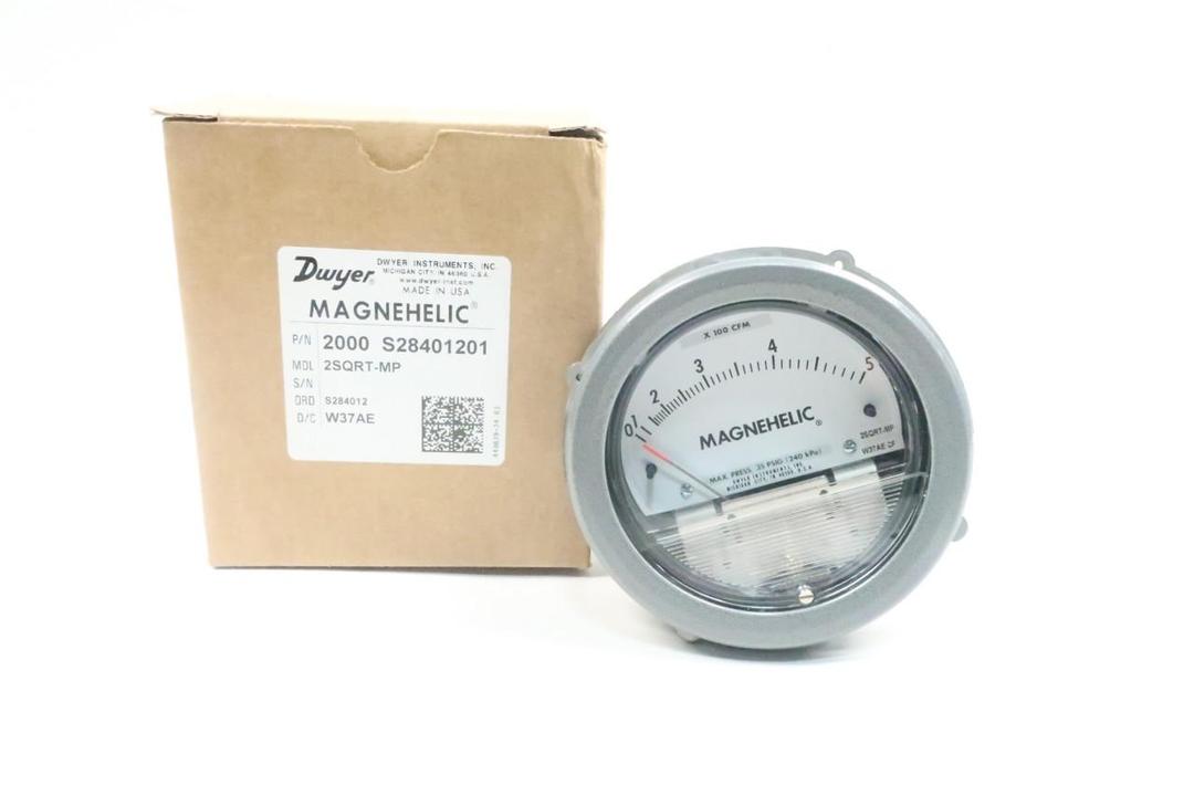 DWYER 2SQRT-MP MAGNEHELIC PRESSURE GAUGE 0-500CFM