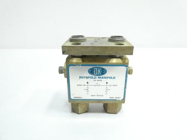 HOKE 8221F8J STAINLESS ROTOFOLD MANIFOLD 6000PSI