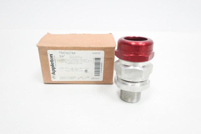APPLETON TMCX075A METAL CLAD MC ALUMINUM CABLE CONNECTOR 3/4IN