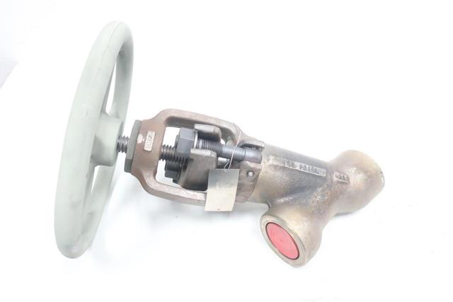YARWAY 5615B MANUAL STAINLESS SOCKET WELD GLOBE VALVE 2IN 1500