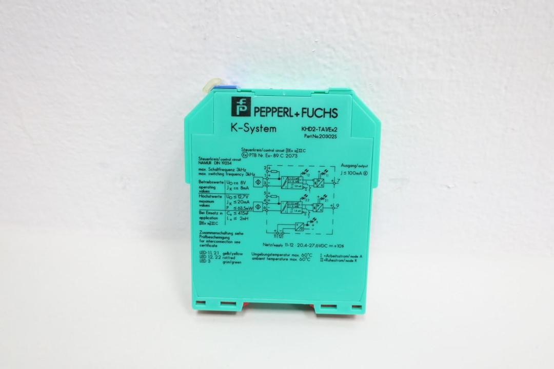 PEPPERL FUCHS KHD2-TA1/EX2 20302S K-SYSTEM SWITCH MODULE