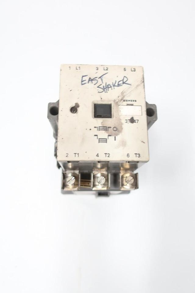 SIEMENS 3TB47 17-0B AC CONTACTOR 24V-DC 80A AMP 45HP