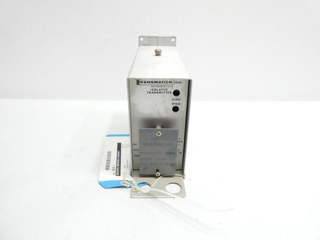 TRANSMATION 610T-03-62-65 ISOLATED TRANSMITTER 0-250F 10-50MV 117V-AC