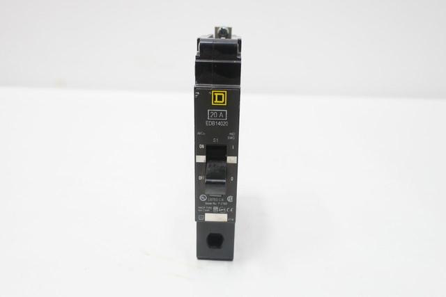 SQUARE D EDB14020 MINIATURE CIRCUIT BREAKER 1P 20A AMP 120/240/277V-AC
