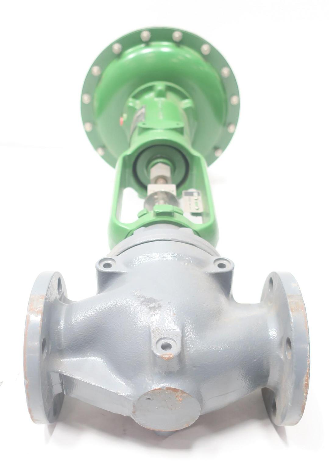 FISHER ES 667 SIZE 40 PNEUMATIC STEEL FLANGED CONTROL VALVE 2IN 150