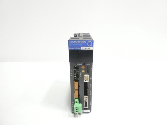 SANYO DENKI QS1W01AM0XXXXC15 SANMOTION SERVO DRIVE 200-230V-AC 280V-DC 0-326V-AC