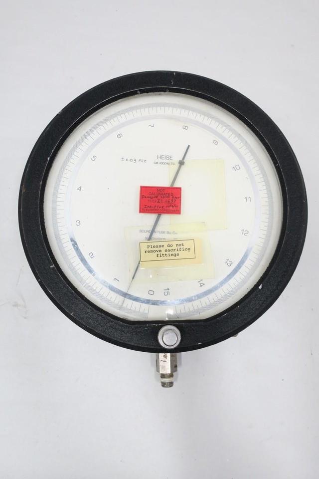 HEISE CM-100042TC PRESSURE GAUGE 8-1/2IN 0-15PSI
