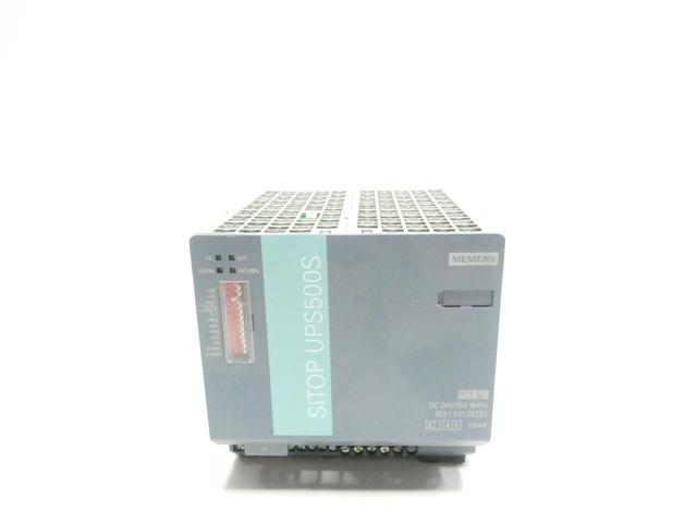 SIEMENS 6EP1933-2EC51 SITOP UPS500S POWER CONVERTER 24V-DC 15A AMP 24V-DC 5KW 