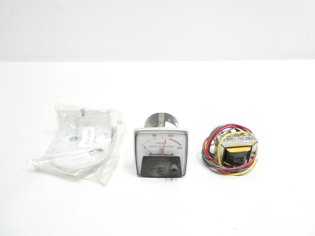GENERAL ELECTRIC GE 739-214HF-1000-201AA MOTOR LOAD CURRENT METER 0-150PERCENT