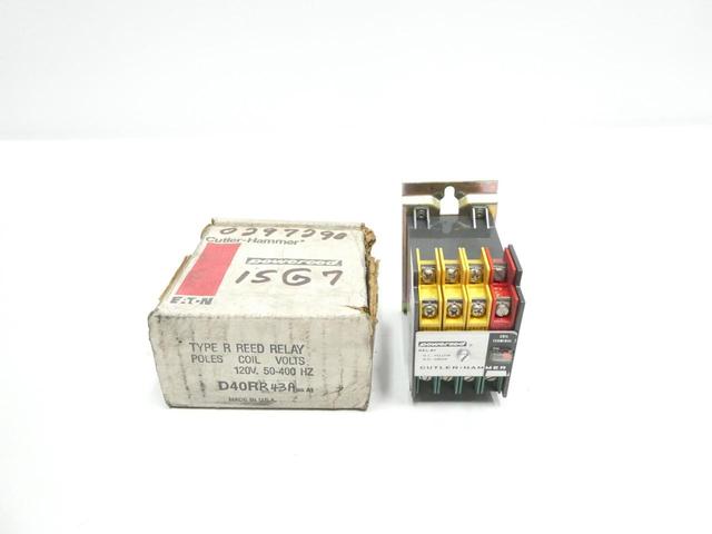 CUTLER HAMMER D40RR43A REED RELAY 120V-AC