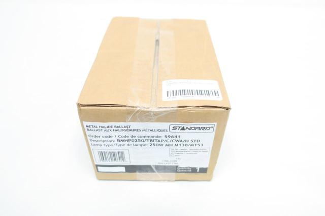 STANDARD 59641 BMHP0250/TRITAP/C/CWA/H STD HID BALLAST KIT 250W 120/277/347V-AC