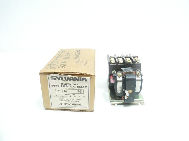 SYLVANIA 7305 PMA 5UU4 RELAY 110-120V-AC