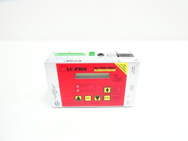 UTILITY RELAY COMPANY B-521H-P2 AC-PRO TRIP UNIT 1A AMP 24V-AC