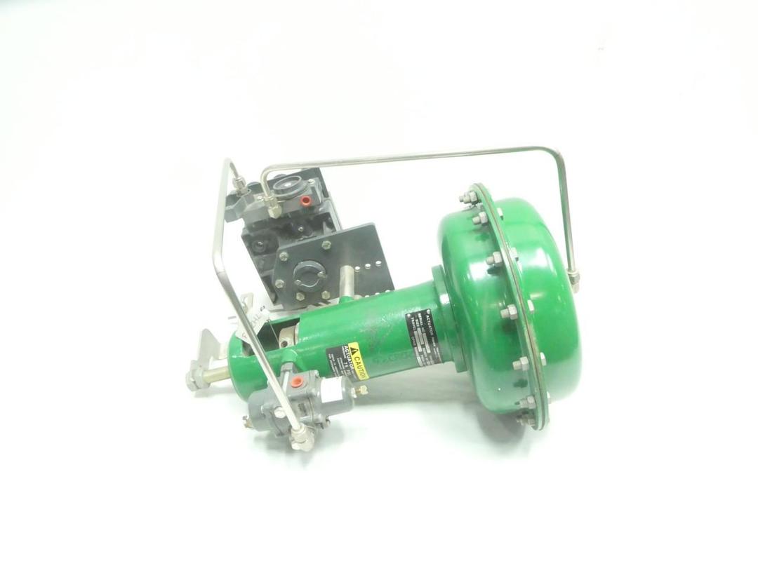 FISHER 656 SIZE 40 PNEUMATIC VALVE ACTUATOR POSITIONER ASSEMBLY