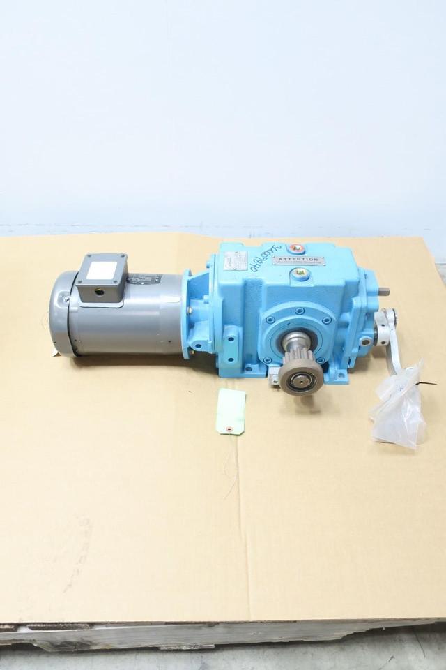 CLYDE BERGEMANN CBA 1577 SOOTBLOWER GEARMOTOR ASSEMBLY 208-230/460V-AC 1.5HP