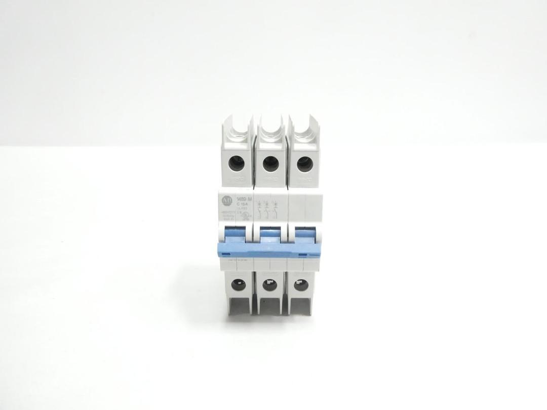 ALLEN BRADLEY 1489-M CIRCUIT BREAKER 3P 15A AMP