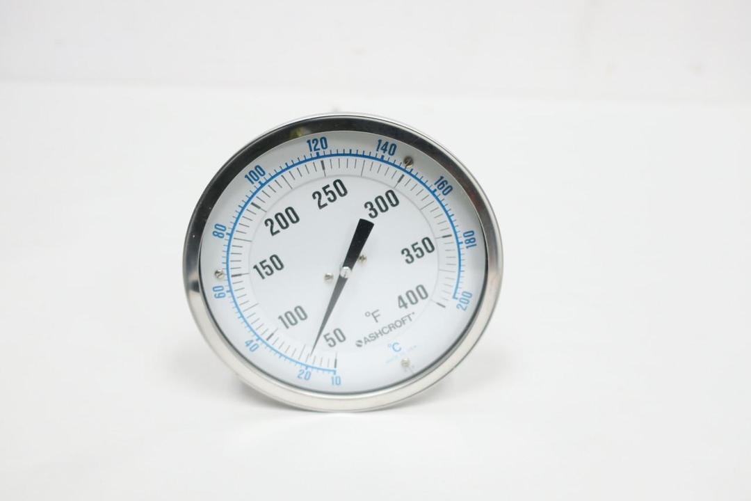 ASHCROFT 50EI60E180 BIMETAL THERMOMETER 5IN 18IN 50-400F 1/2IN NPT