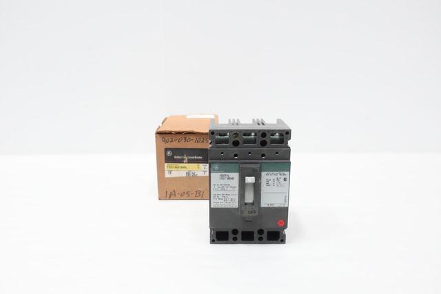 GENERAL ELECTRIC GE TED134015WL MOLDED CASE CIRCUIT BREAKER 3P 15A AMP 480V-AC