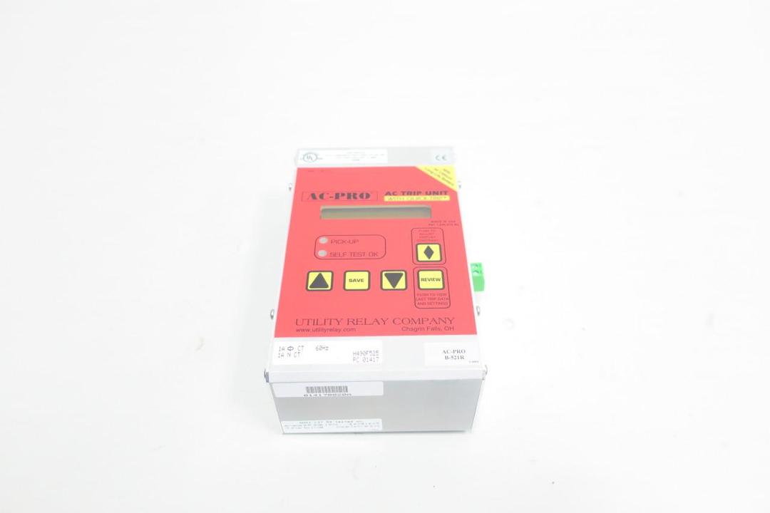 UTILITY RELAY COMPANY B-521R-P2 AC-PRO AC TRIP UNIT