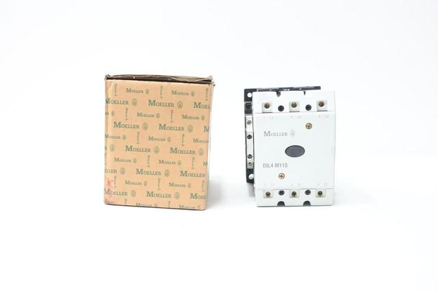 MOELLER DIL4M115/22 AC CONTACTOR 125V-DC 160A AMP 100HP