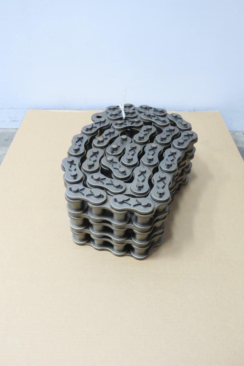 TSUBAKI 200-3CB TRIPLE STRAND COTTER PIN ROLLER CHAIN 10FT 2-1/2IN