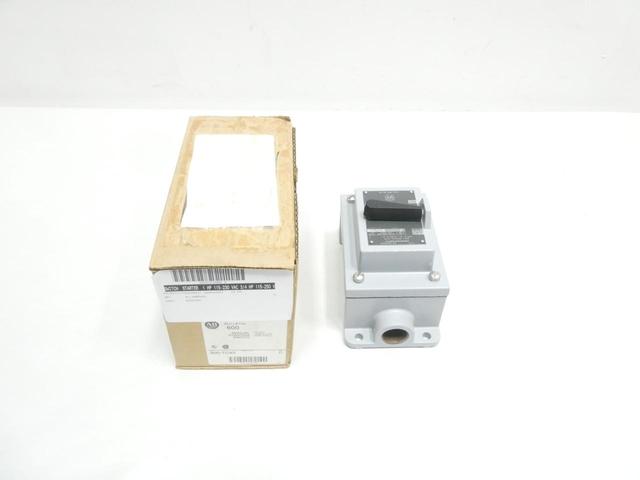 ALLEN BRADLEY 600-TCX5 MANUAL STARTING SWITCH 1HP