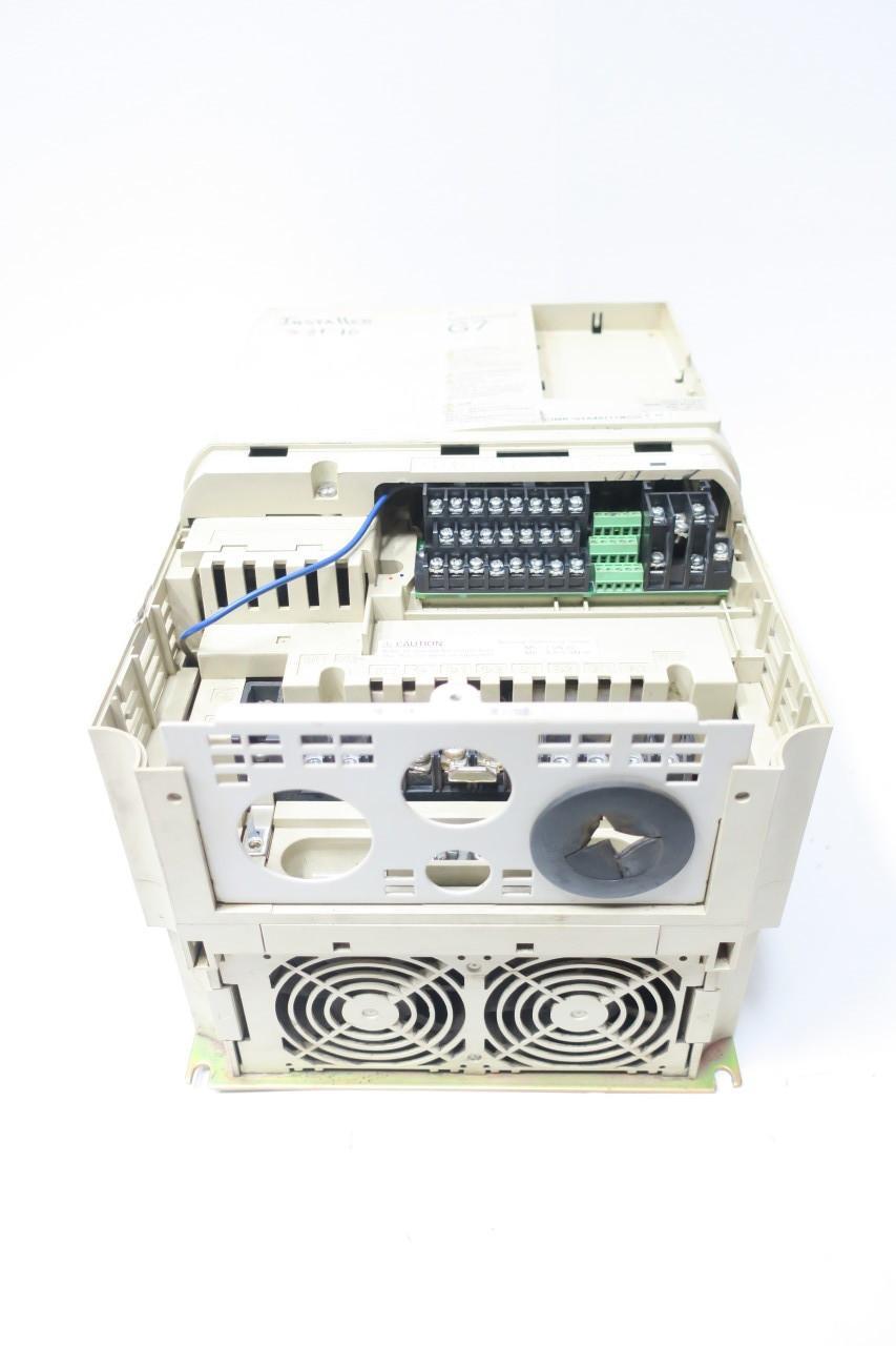 YASKAWA CIMR-G7A4011 AC VFD DRIVE 380-480V-AC 0-400HZ 0-480V-AC 21KVA