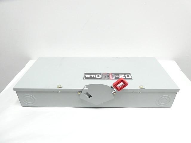 GENERAL ELECTRIC GE TH3364 FUSIBLE DISCONNECT SWITCH 3P 200A AMP 600V-AC 250V-DC