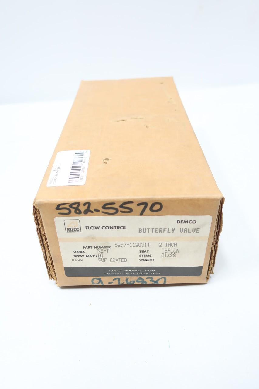 DEMCO 6257-1120311 COOPER IRON BUTTERFLY VALVE 2IN
