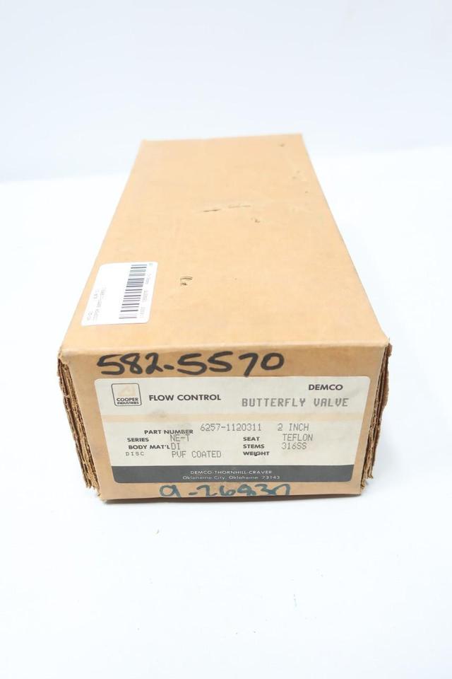 DEMCO 6257-1120311 COOPER IRON BUTTERFLY VALVE 2IN
