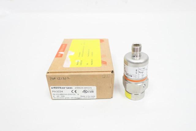 IFM EFECTOR PA3224 PA-010-RBN14-A-ZVG/US/V PRESSURE SENSOR 0-145PSI 9.6-32V-DC