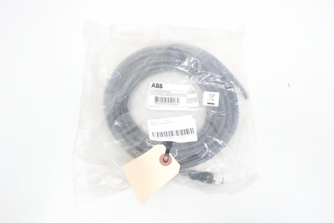 ABB 2TLA020056R3000 M12-C63 CORDSET CABLE 6M