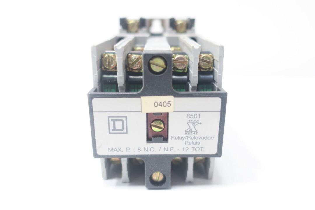 SQUARE D 8501XO80V06 480V-AC CONTROL RELAY