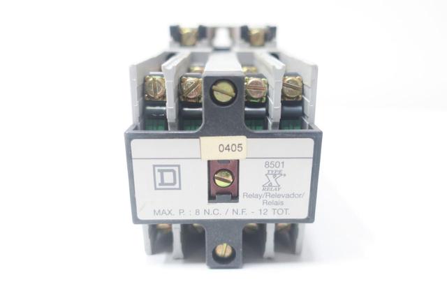 SQUARE D 8501XO80V06 480V-AC CONTROL RELAY