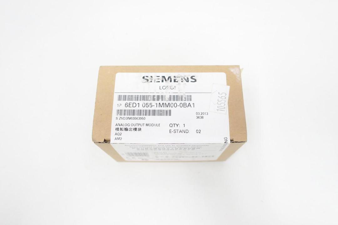 SIEMENS 6ED1 055-1MM00-0BA1 ANALOG OUTPUT MODULE