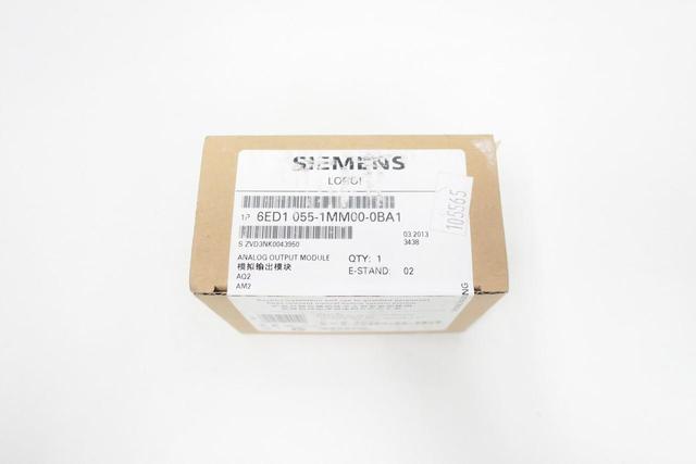 SIEMENS 6ED1 055-1MM00-0BA1 ANALOG OUTPUT MODULE
