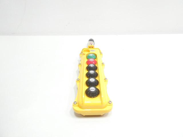 MAGNETEK SBPN-6-WH 6-BUTTON HOIST PENDANT SINGLE-SPEED WITH MAINTAINED ON/OFF