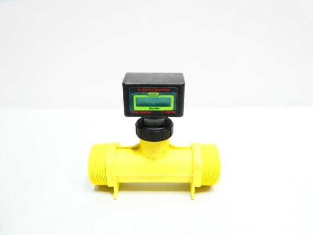 BLUE-WHITE F-1000 TB-200MI-GPM3 PADDLEWHEEL FLOW METER 10-100GPM 2IN NPT