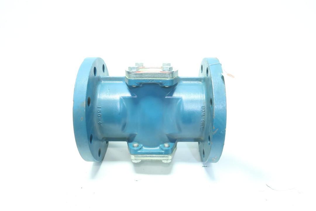 OPW 1423TFJP VISI-FLO STEEL FLANGED 4IN FLOW INDICATOR