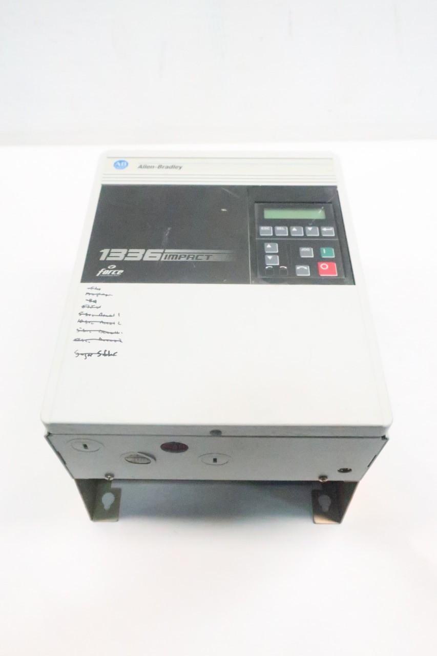 ALLEN BRADLEY 1336E-CWF20-AN-EN  IMPACT AC VFD DRIVE 0-400HZ 700/800V-AC 2HP
