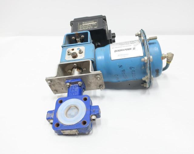 AMRI KSB IL-31KFF5 QP1C/M NP724/S1 PNEUMATIC IRON CONTROL VALVE 1-1/2IN 150