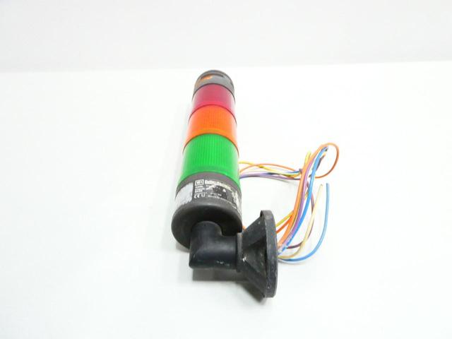 CUTLER HAMMER E26BL RED/ORANGE/GREEN STACK LIGHT ASSEMBLY 250V-AC