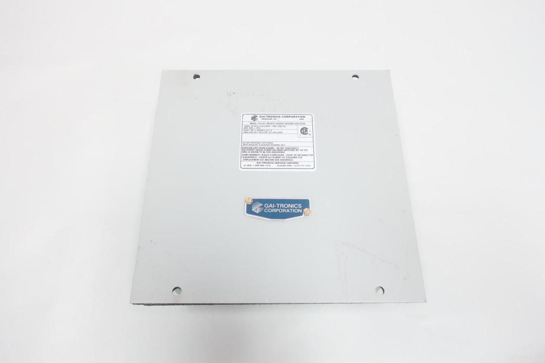GAI-TRONICS 723-001 PAGE/PARTY SYSTEM AMPLIFIER