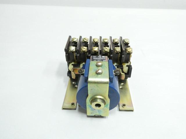 SYLVANIA 4U6-5 CONTROL RELAY 120V-DC