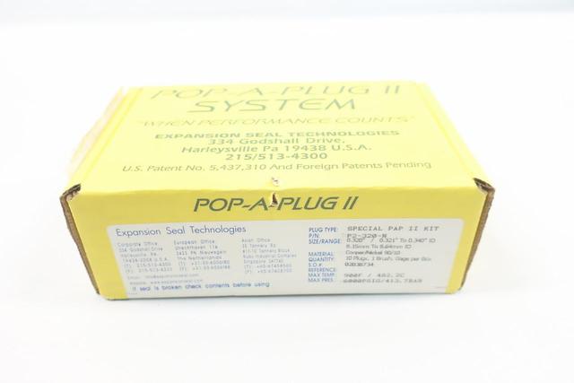 BOX OF 10 CURTISS-WRIGHT P2-320-N POP-A-PLUG II HEAT EXCHANGER TUBE PLUG 0.320IN