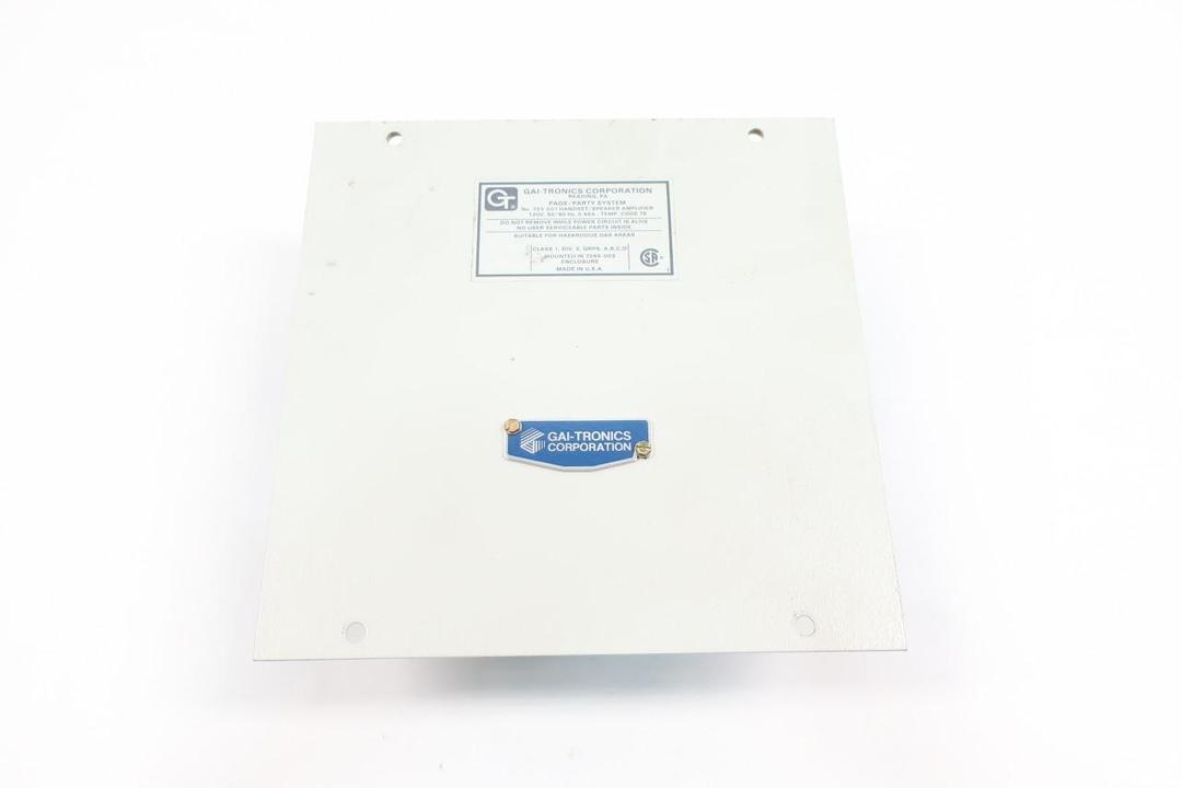 GAI-TRONICS 723-001 PAGE/PARTY HANDSET SPEAKER AMPLIFIER